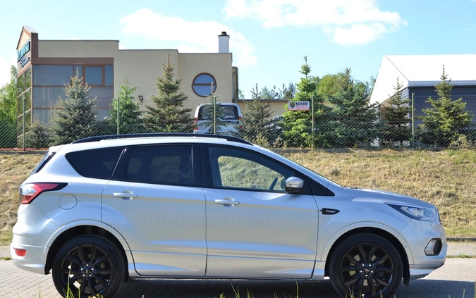 Ford Kuga cena 77900 przebieg: 218584, rok produkcji 2018 z Iława małe 742
